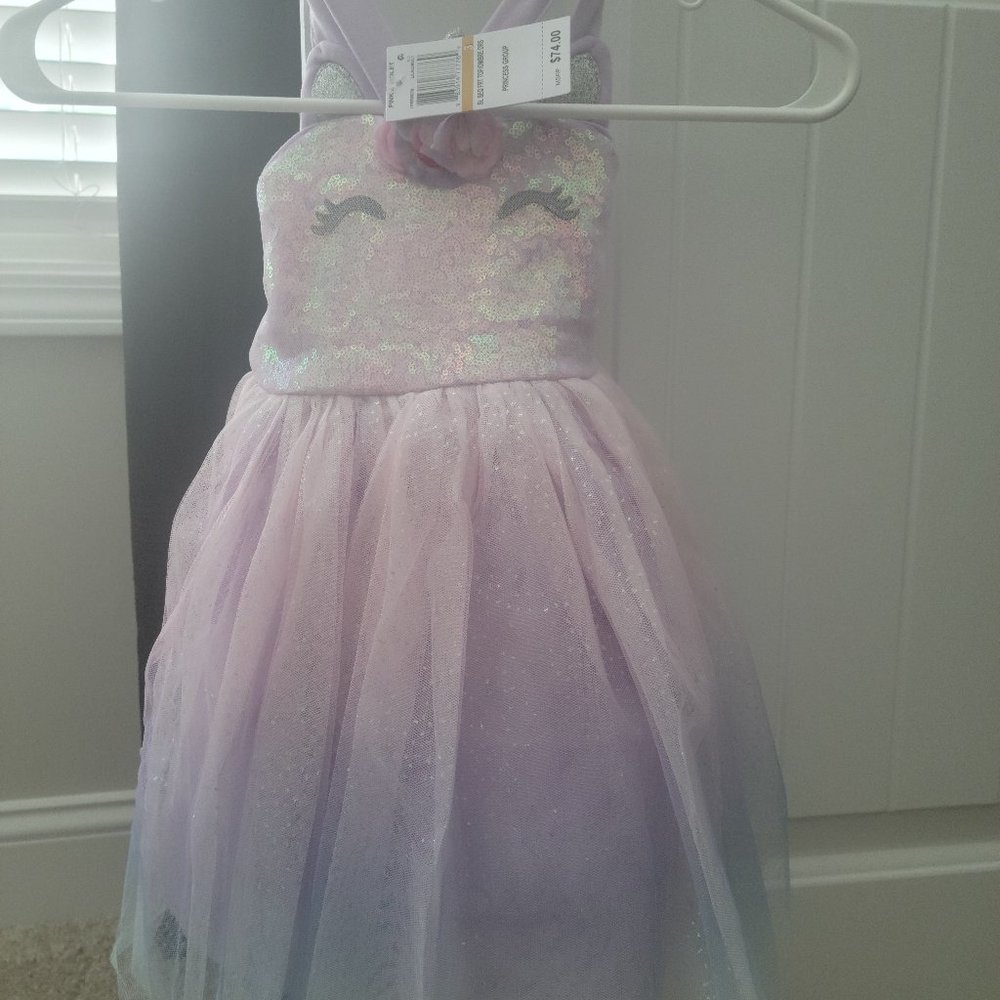 NWT PINK & VIOLET TODDLER GIRLS SIZE 3 UNICORN TUTU DRESS